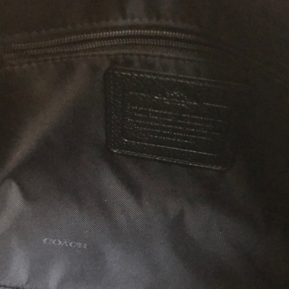 COACH Mini Nolita Black Pebbled Leather Satchel - Picture 14 of 16